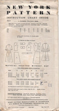 1950's New York Two Piece Suit with Fitted Waist - Bust 32" - No. 1434