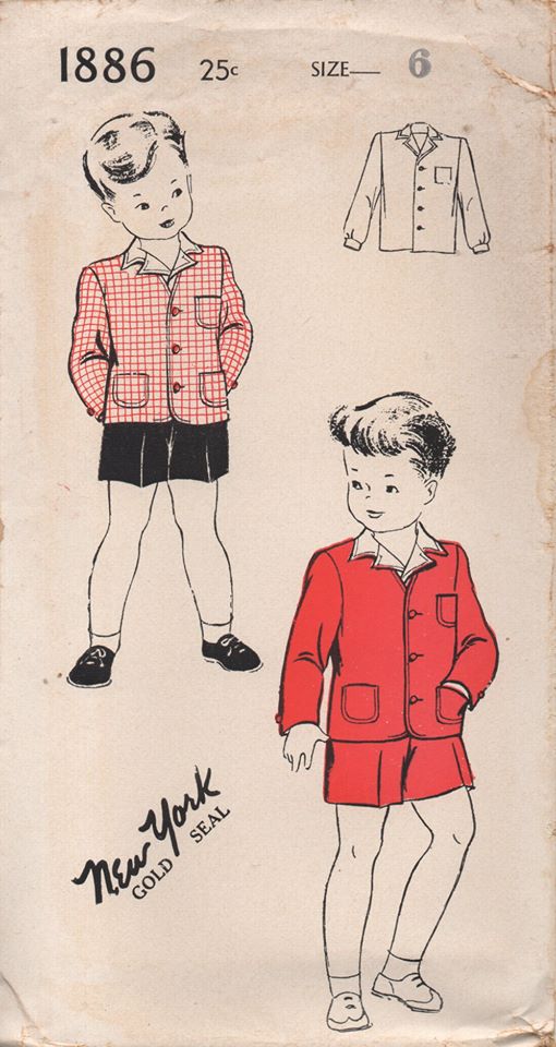 1940's New York Child's Three Piece Suit with Shorts - Chest 24