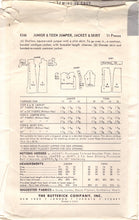 1950's Butterick Sheath Dress with square neckline and Jacket and Straight Skirt Pattern - Bust 31.5" - No. 8346