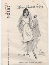 1960's Spadea Sew Speedy One Piece Dress with 3 Piece Yoke - Bust 35" - No. 3107