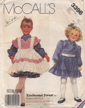 1980's McCall's Child's Pinafore and One Piece Dress  - Chest 23-24-25" - No. 3398