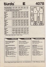 1990’s Burda Child's Shorts or Pants Pattern - size 6-16 - No. 4078