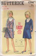 1960's Butterick Jacket, Vest and Skirt  - Chest 30" - No. 4219