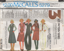1970's McCall's Button Up Blouse, Vest, Unlined Jacket and Wide Leg Pants or Flared Skirt with Yoke pattern - Bust 31-33" - No. 5279