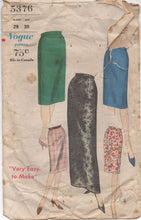 1960's Vogue Slim skirt in Two Lengths - Waist 28" - No. 5376