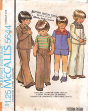 1970's McCall's Child's Western Shirt, Pants, and Shorts Pattern - Chest 20-23" - No. 5644