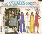 1970's McCall's Cowl Neck Dress or Top, Unlined Jacket and Pants pattern - Bust 32.5-34" - No. 5662