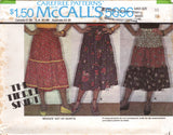 1970's McCall's Tiered Skirt Pattern - Waist 23-30" - No. 5696