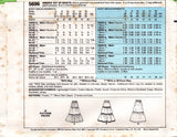 1970's McCall's Tiered Skirt Pattern - Waist 23-30" - No. 5696