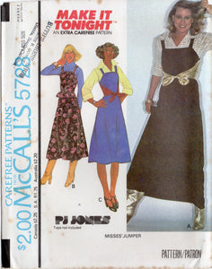 1970's McCall's Half Wrap Maxi or Midi Dress - Bust 30.5-42" - No. 5728