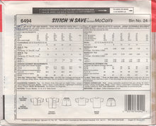 1990's Easy Stitch and Save McCall's Child's Shirt and Shorts - Breast 28.5-30-32" - No. 6494