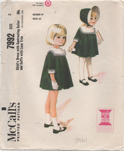 1960's McCall's by Helen Lee Girl's Dress with Large Yoke - Size 2 - No. 7992