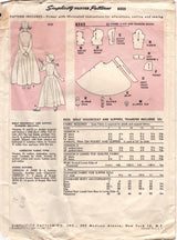 1950's Simplicity Designer's Child's Double Breasted Robe and Slippers Pattern - Chest 26" - No. 8325