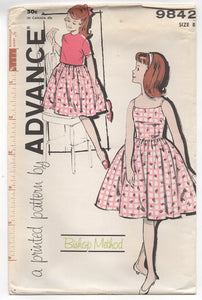 1960's Advance Girl's One Piece Summer Dress and Jacket - 8yrs - UC/FF - No. 9842