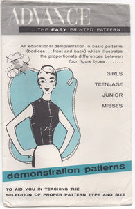 1950's Advance Set of Bodices, Demonstration Patterns - UC/FF
