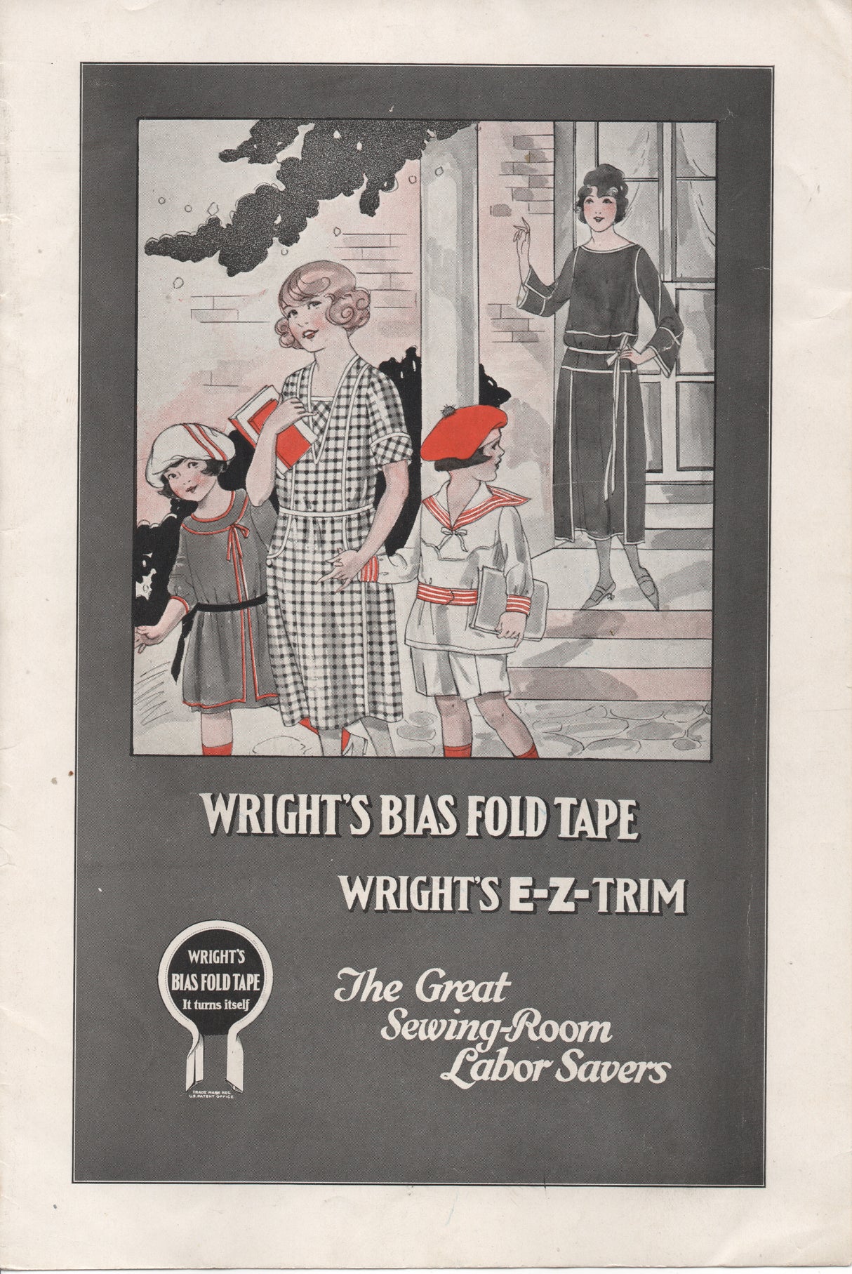 1922 Wrights Bias Tape Ebook - OOP Bulletin - PDF Download