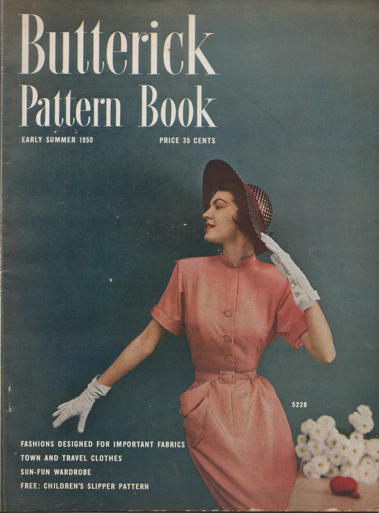 E-Book 1950 Butterick Patterns Early Summer Home catalogue - Digital Download