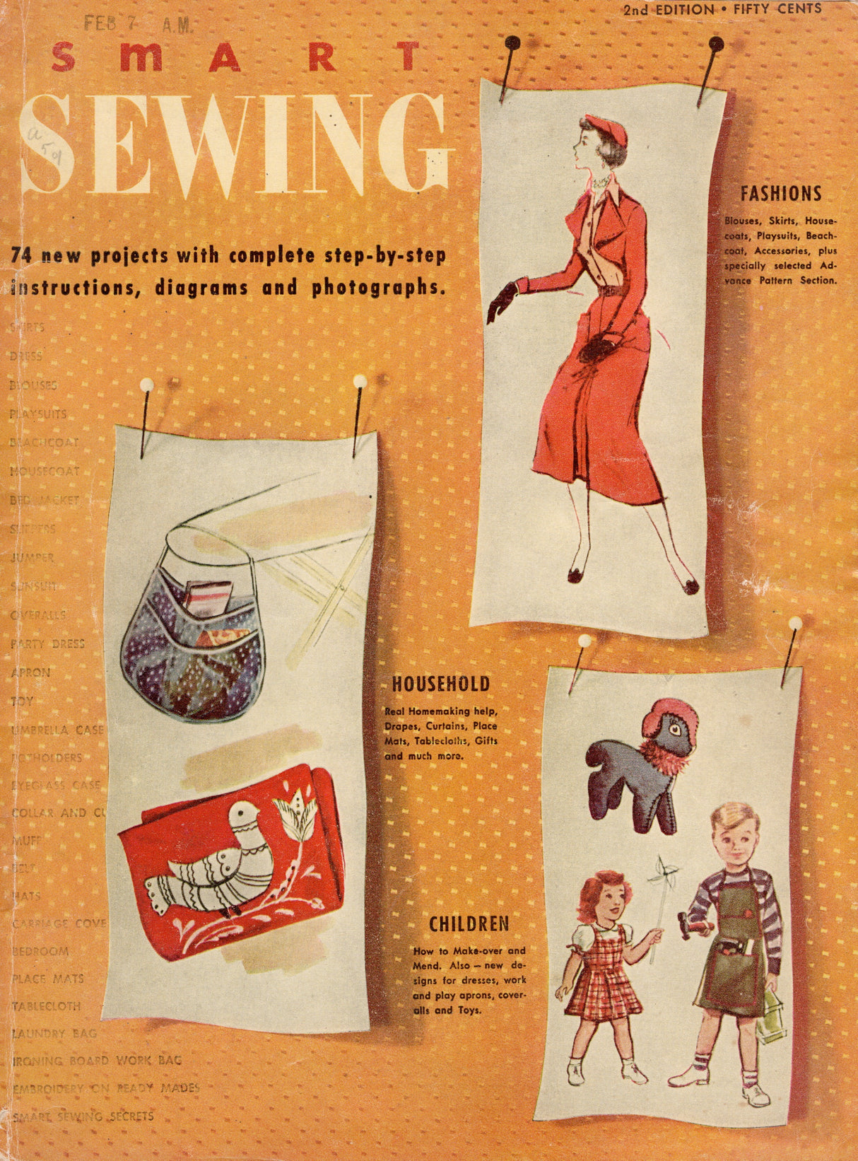 1950 Smart Sewing E-Book with Sewing Patterns - 2nd edition - PDF Download