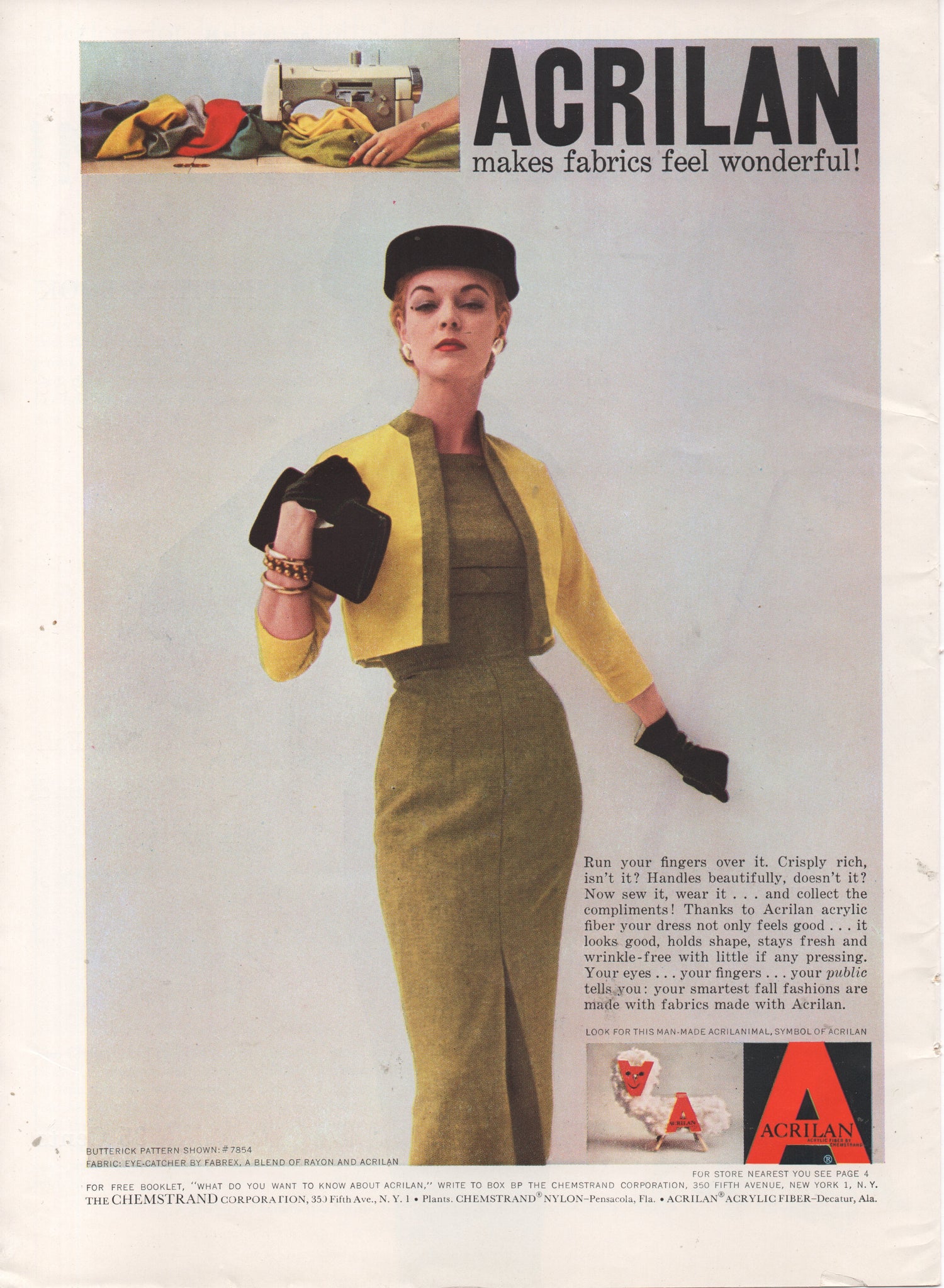 E-Book 1956 Butterick Patterns Fall And Holiday Home Catalogue.