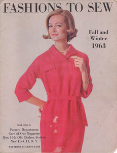 E-Book 1963 Mail Order Fashions to Sew Fall and Winter Catalog - Downloadable