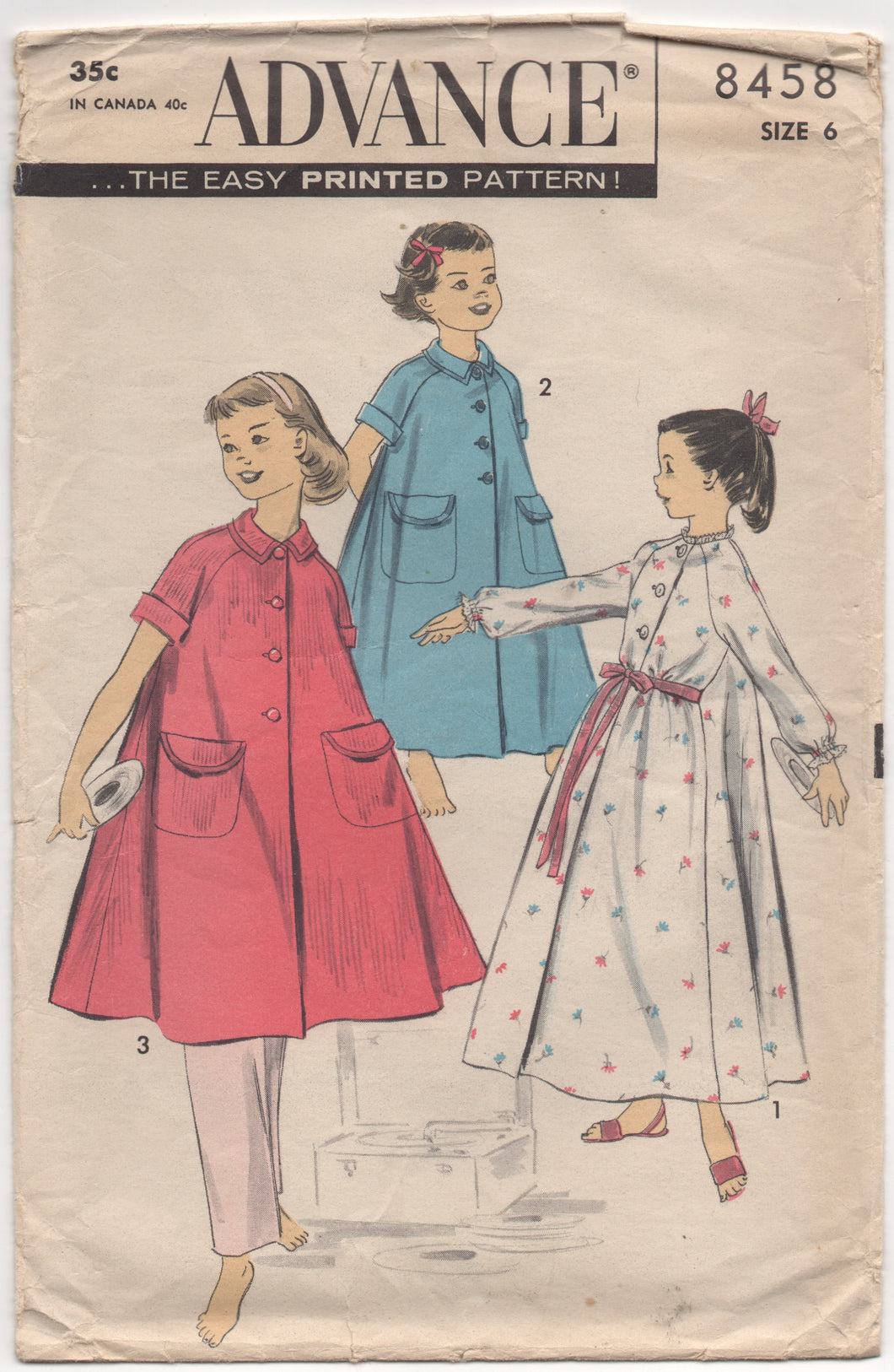 1950's Advance Child's Peignoir or Robe - Chest 24
