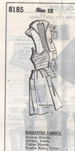 1960's Mail Order 3 Piece Outfit, Jacket, Top and Skirt Pattern - Bust 34" - No. 8185