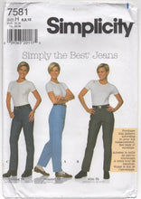 1997 Simplicity Simply the Best Jeans - Waist 23-24-25" - UC/FF - No. 7581