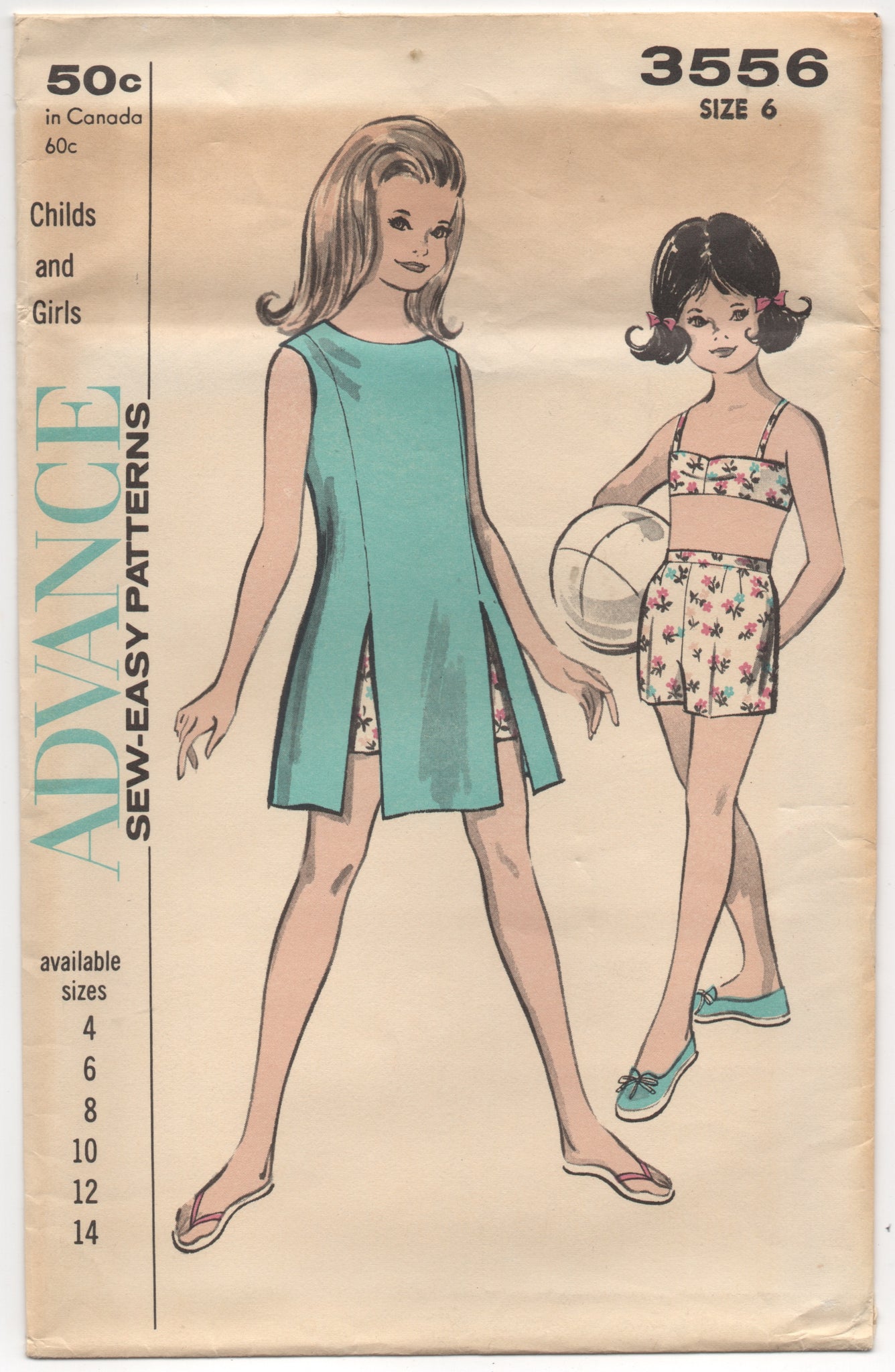 1960's Advance Bra Top, Shorts, and One Piece Dress - Breast 24