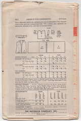 1950's Butterick Jacket, Full Skirt and Slim Skirt Pattern - Bust 32" - UC/FF - No. 9013