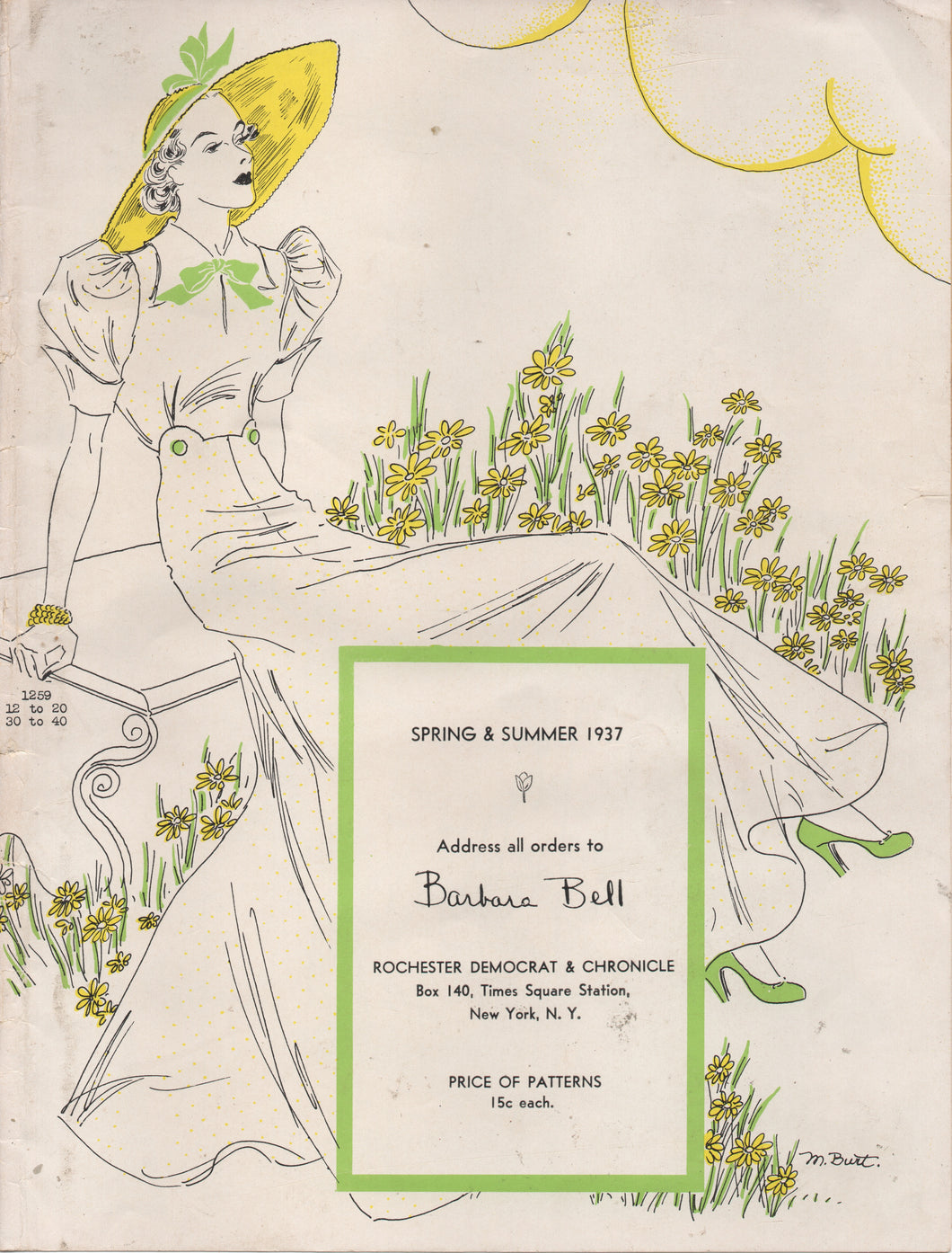 E-Book 1937 Barbara Bell Spring and Summer Catalogue - Digital Download