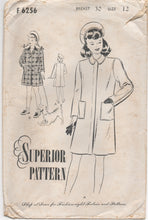 1940's Superior Girl's Coat and Beret Pattern - Chest 30" - No. 6256
