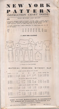 1950's New York Jacket with Scallop Collar or Square Neckline and Six Gore Skirt - Bust 32" - No. 690