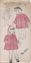 1940's New York Child's Coat with or without Hood - Chest 24" - UC/FF - No. 314