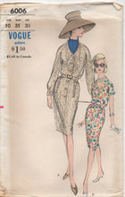 1960's Vogue Shirtwaist Dress with Pockets - Bust 31" - UC/FF - No. 6006