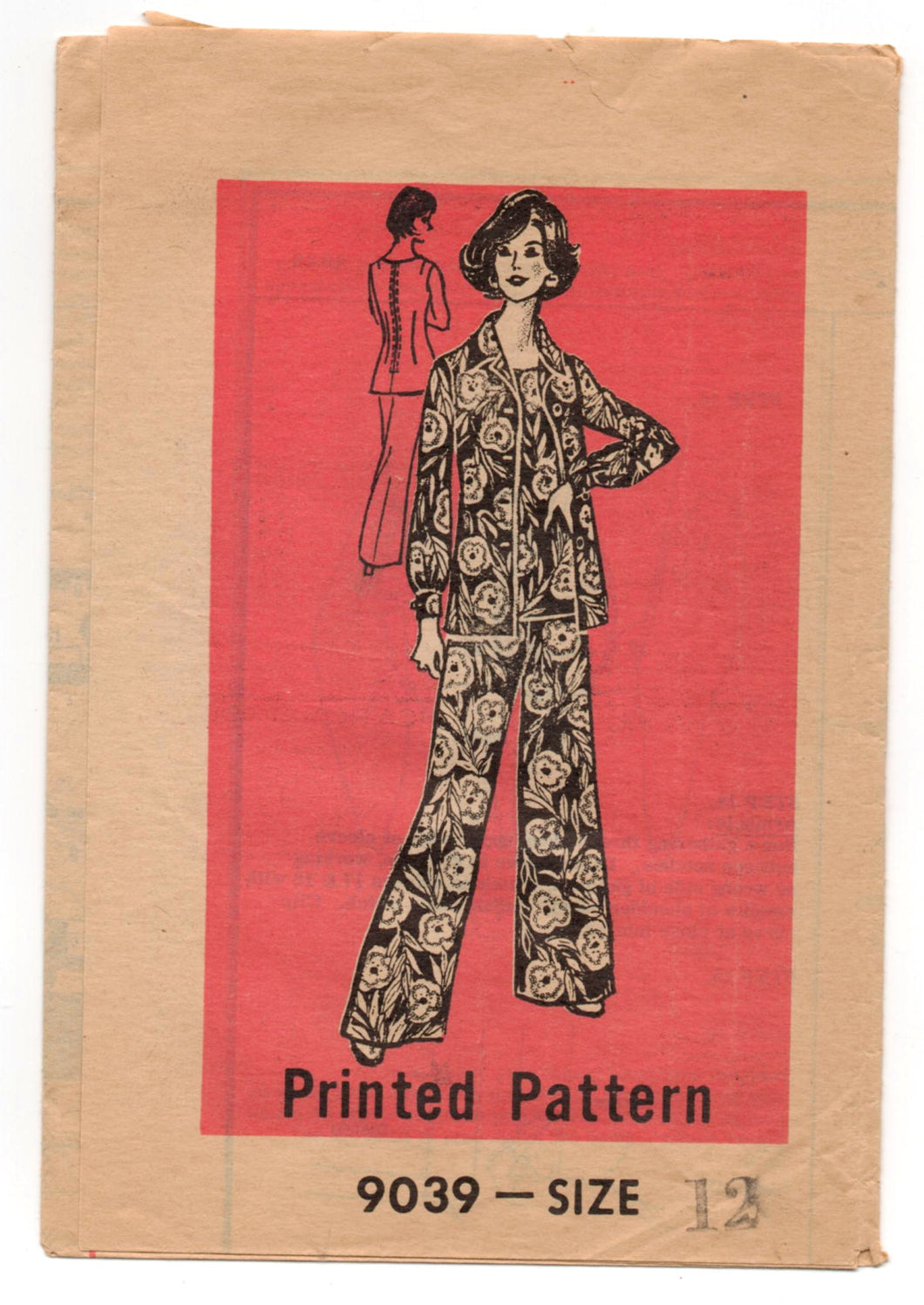 1970's Mail Order Jacket, Tunic, and Pants Pattern - Bust 34