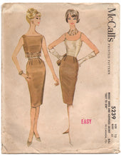 1950's McCall's Cocktail Dress with Sleeveless Jacket pattern - Bust 31" - No. 5239