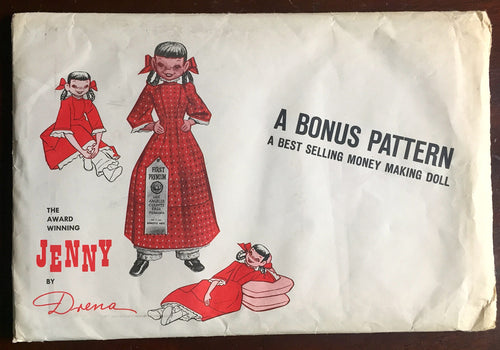 1950's Jenny Doll Pattern - UC/FF