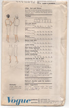 1960's Vogue Special Design Two Piece Suit and Blouse - Bust 31" - No. 4096