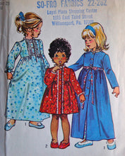 1970's Simplicity Girl's Nightgown and Robe Pattern - Chest 23" - no. 5994