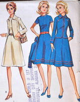 1970's McCall's Dress and Jacket Pattern - PETITE - Bust 31 1/2 - no. 2989