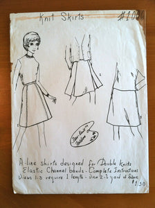1960's Women's Skirts Patterns - no. 1002 & 1006