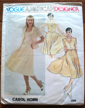 1970's Vogue American Designer Carol Horn Top, Camisole and Skirt Pattern - Bust 32.5" - UNCUT - no. 2508