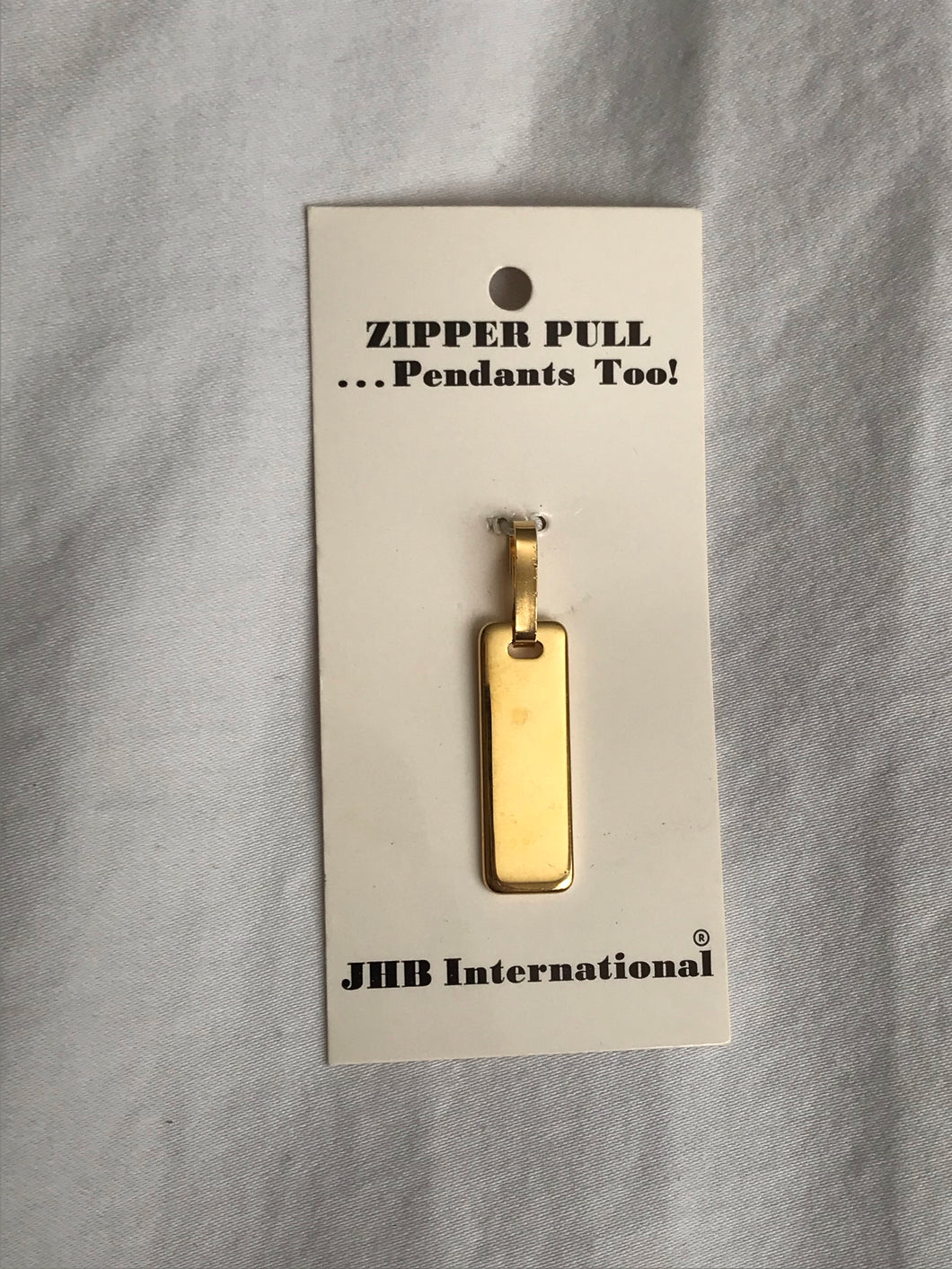1980’s JHB Zipper Pull - Gold tone