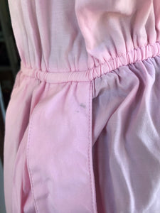 1990’s Vintage Blue Pink Shirtwaist Dress - M/L