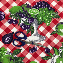 1950’s Purple and Green Fruit novelty print - Cotton