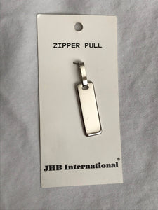 1980’s JHB Zipper Pull - Silver tone