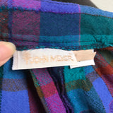 1970’s John Meyer Wool Rainbow Plaid Skirt - M