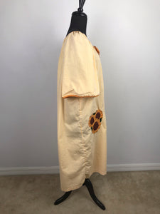 1980’s Sunflower Pocket Seersucker Robe - XL