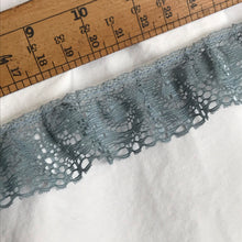 1970’s Blue Polyester Lace Trim