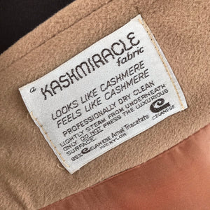 1970’s Kashmiracle Tan Coat with Tie belt